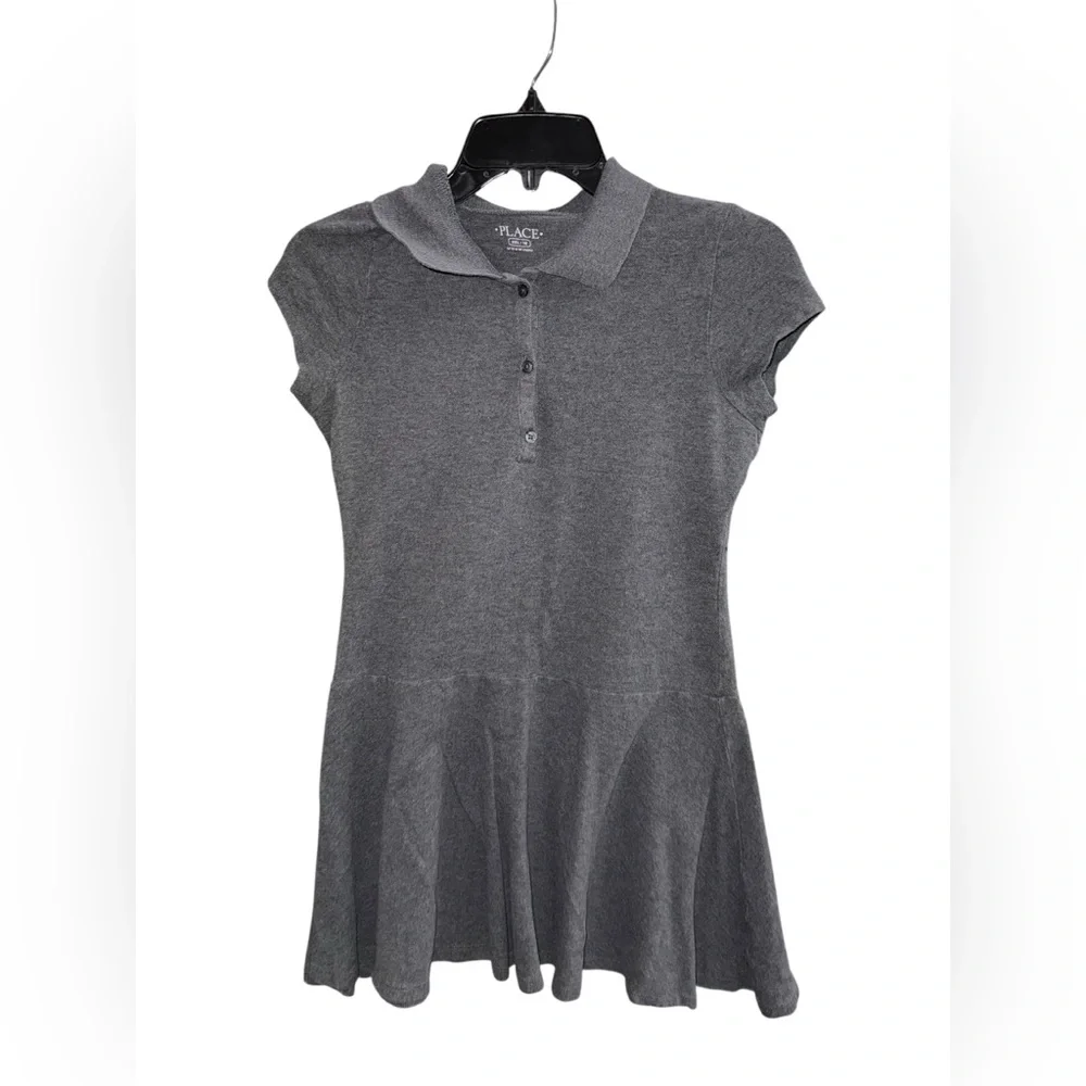 🔥3/$20🔥 The Children’s Place Gray Button Down Dress Size XXL